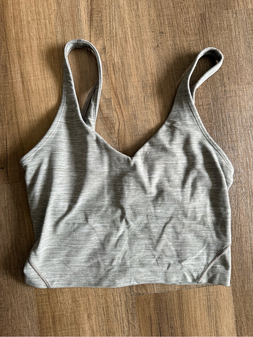 lululemon athletica Light Gray align crop tank